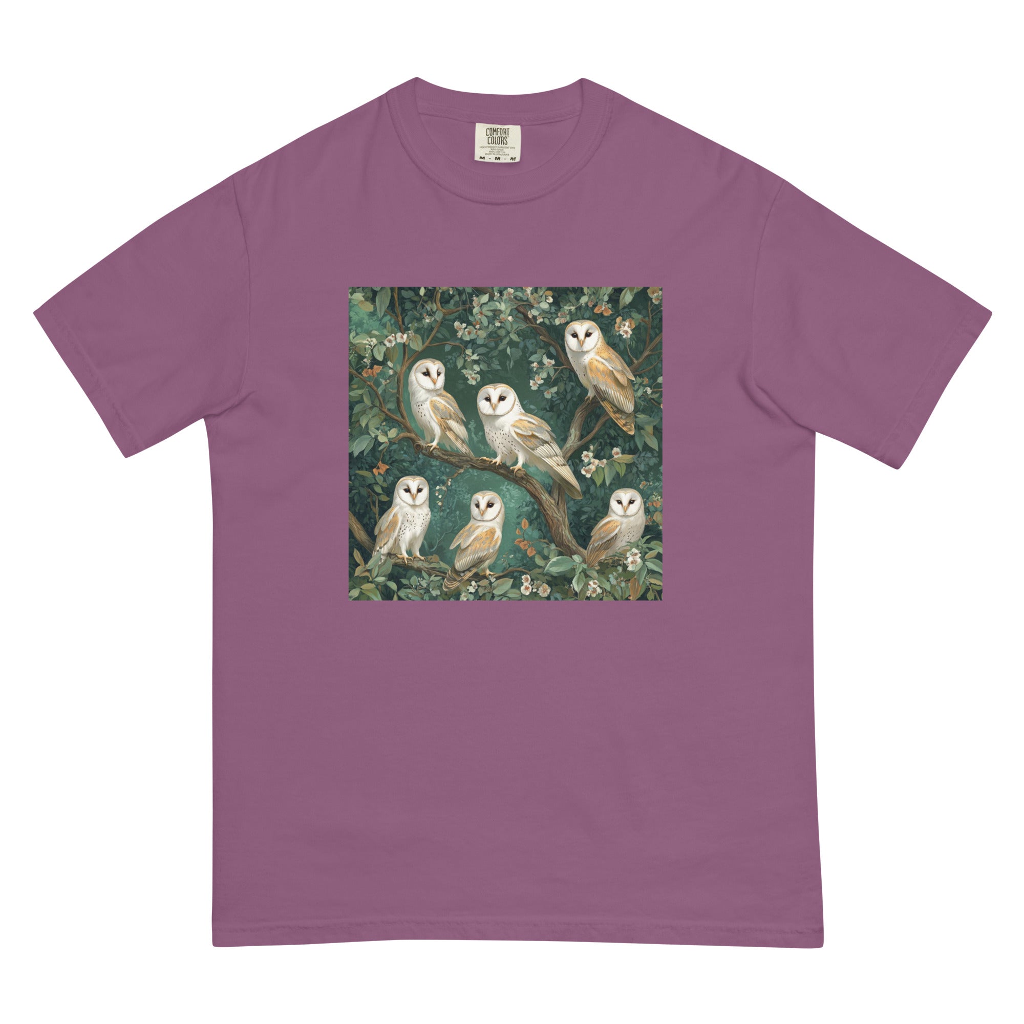 Barn Owl Forest Scene T-Shirt