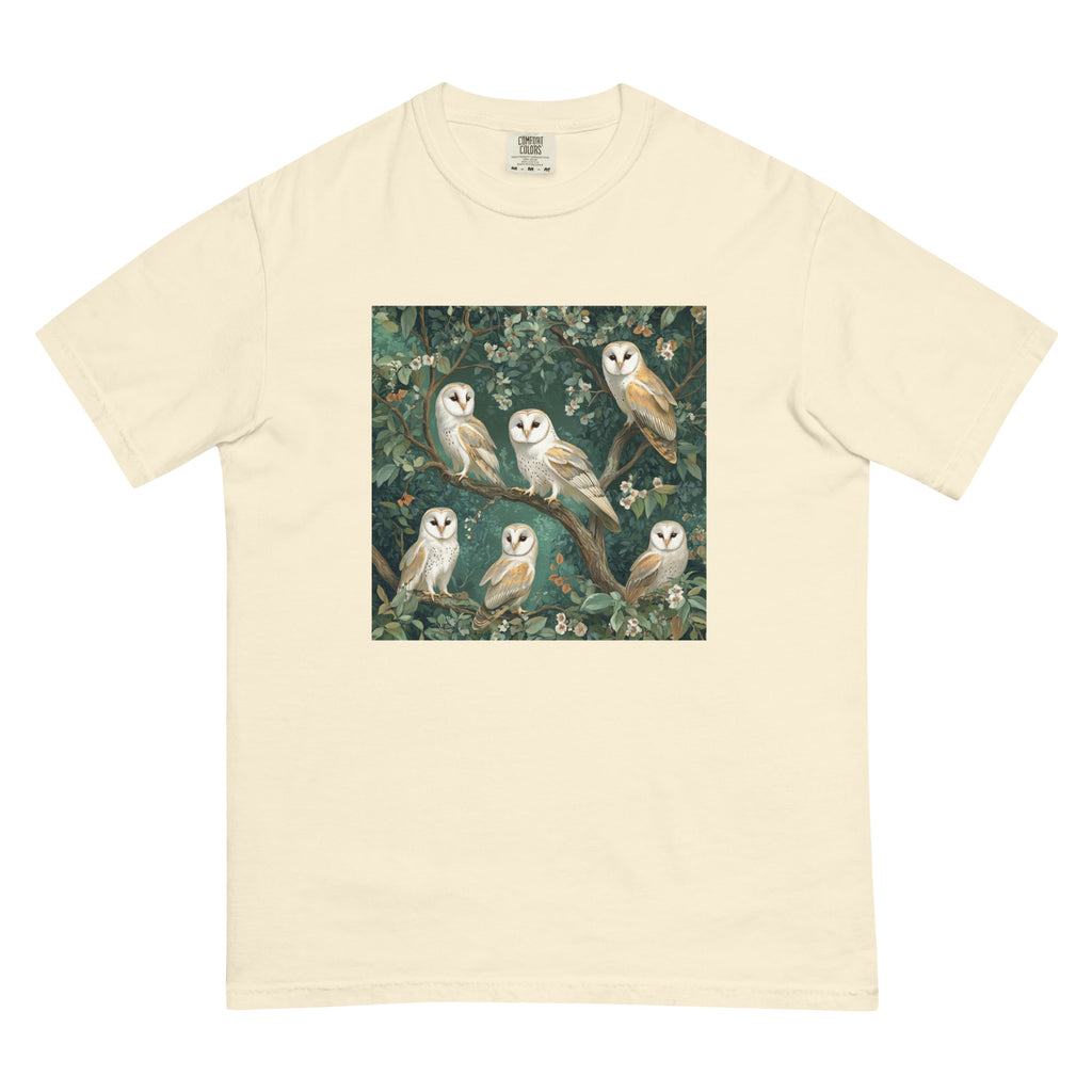 Barn Owl Forest Scene T-Shirt